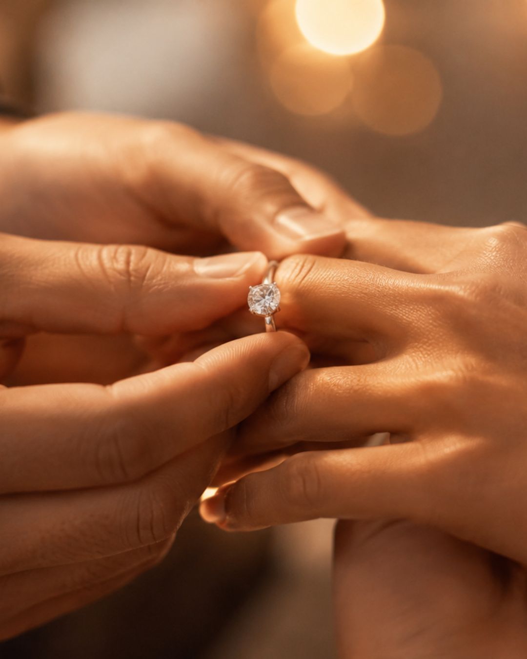 Lab Diamond Ring